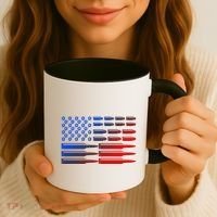 USA American Bullet Flag Coffee Mug thumb 3