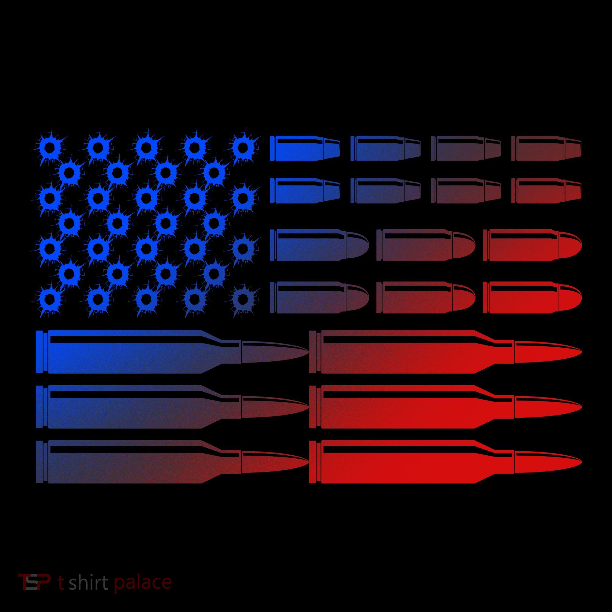 USA American Bullet Flag Coffee Mug