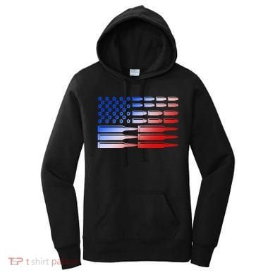 USA American Bullet Flag Women's Hoodie