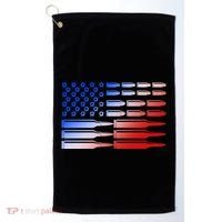 USA American Bullet Flag Golf Towel thumb 0