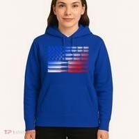 USA American Bullet Flag Hoodie thumb 5