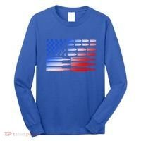 USA American Bullet Flag Long Sleeve Shirt thumb 0