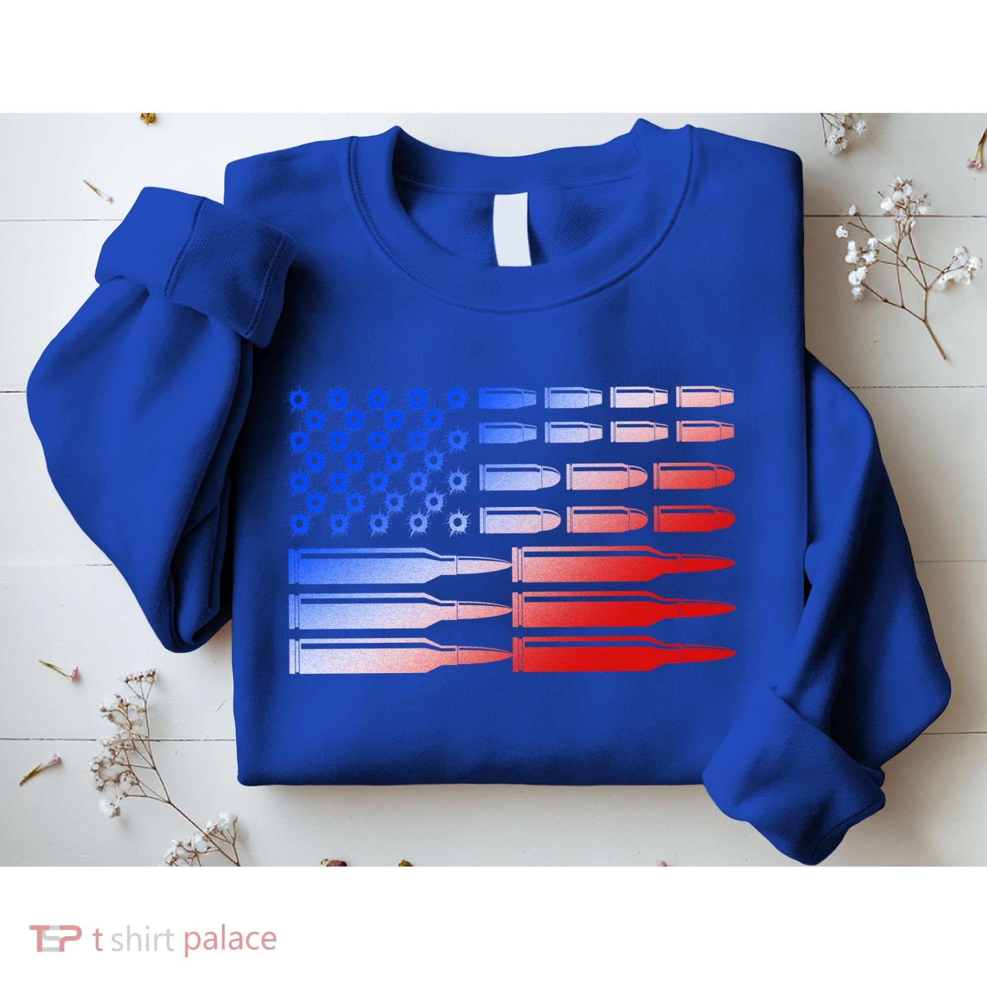 USA American Bullet Flag Sweatshirt