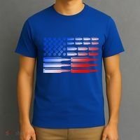 USA American Bullet Flag T-Shirt thumb 3