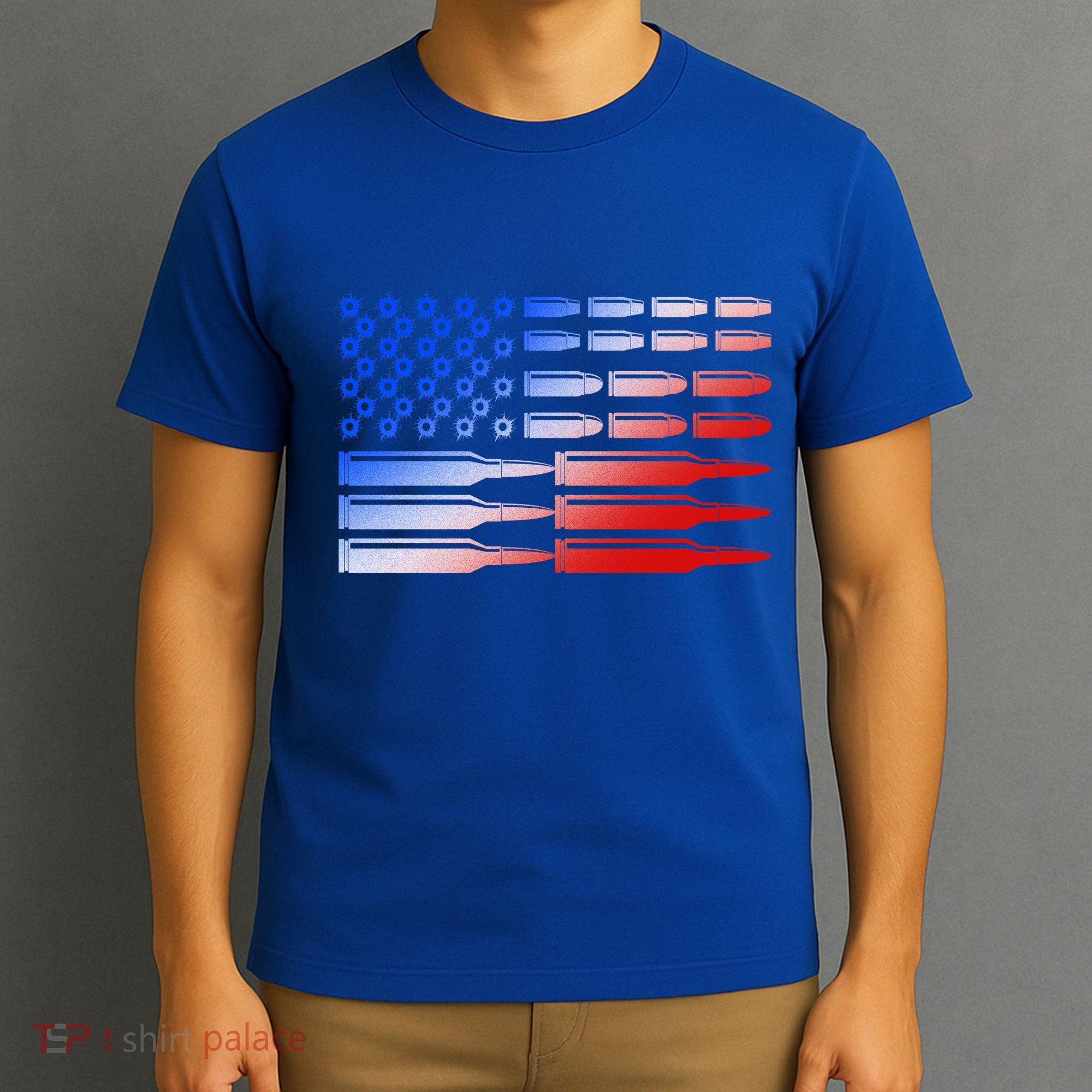USA American Bullet Flag T-Shirt