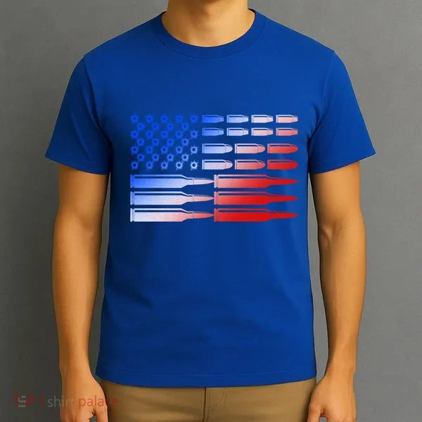 USA American Bullet Flag T-Shirt