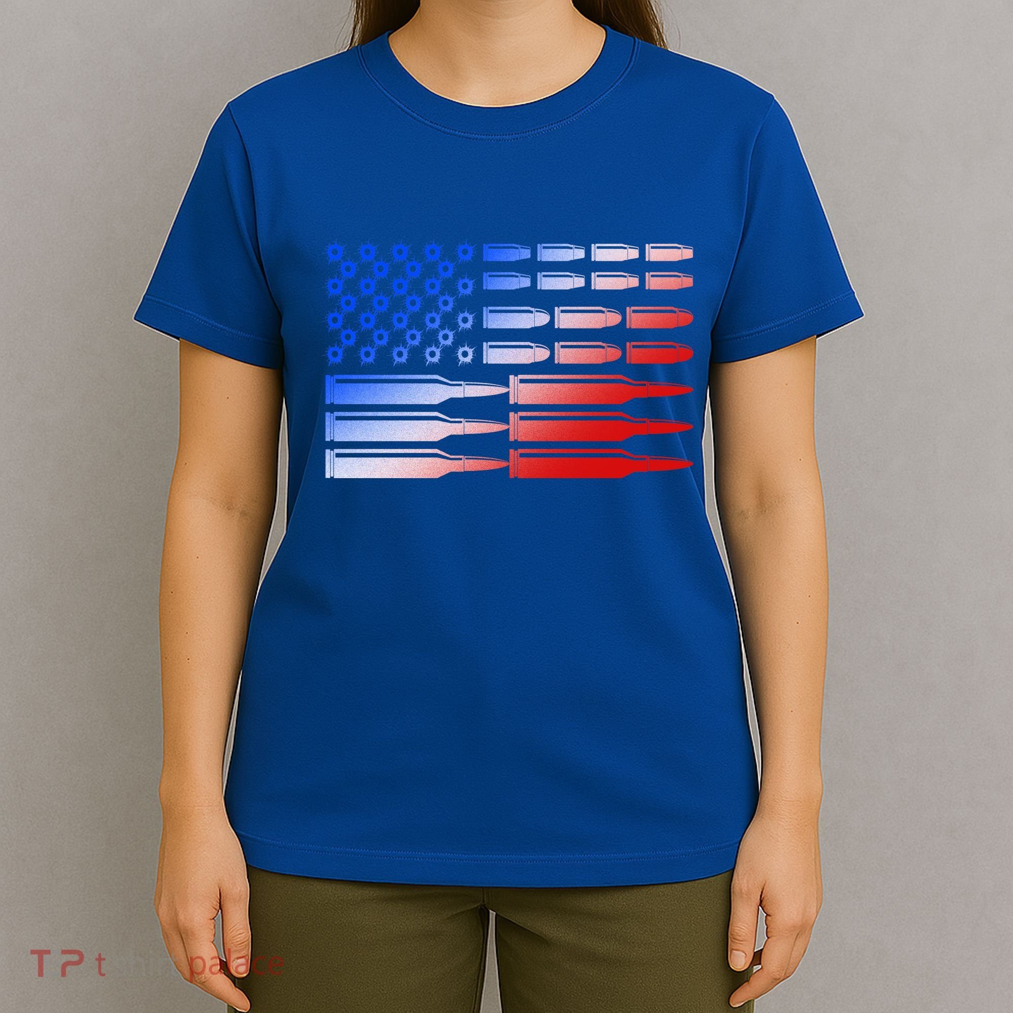 USA American Bullet Flag T-Shirt