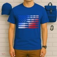 USA American Bullet Flag T-Shirt thumb 6