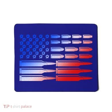 USA American Bullet Flag Mousepad