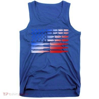 USA American Bullet Flag Tank Top