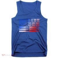 USA American Bullet Flag Tank Top thumb 0