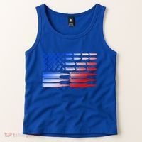 USA American Bullet Flag Tank Top thumb 2
