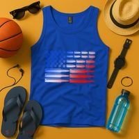 USA American Bullet Flag Tank Top thumb 4