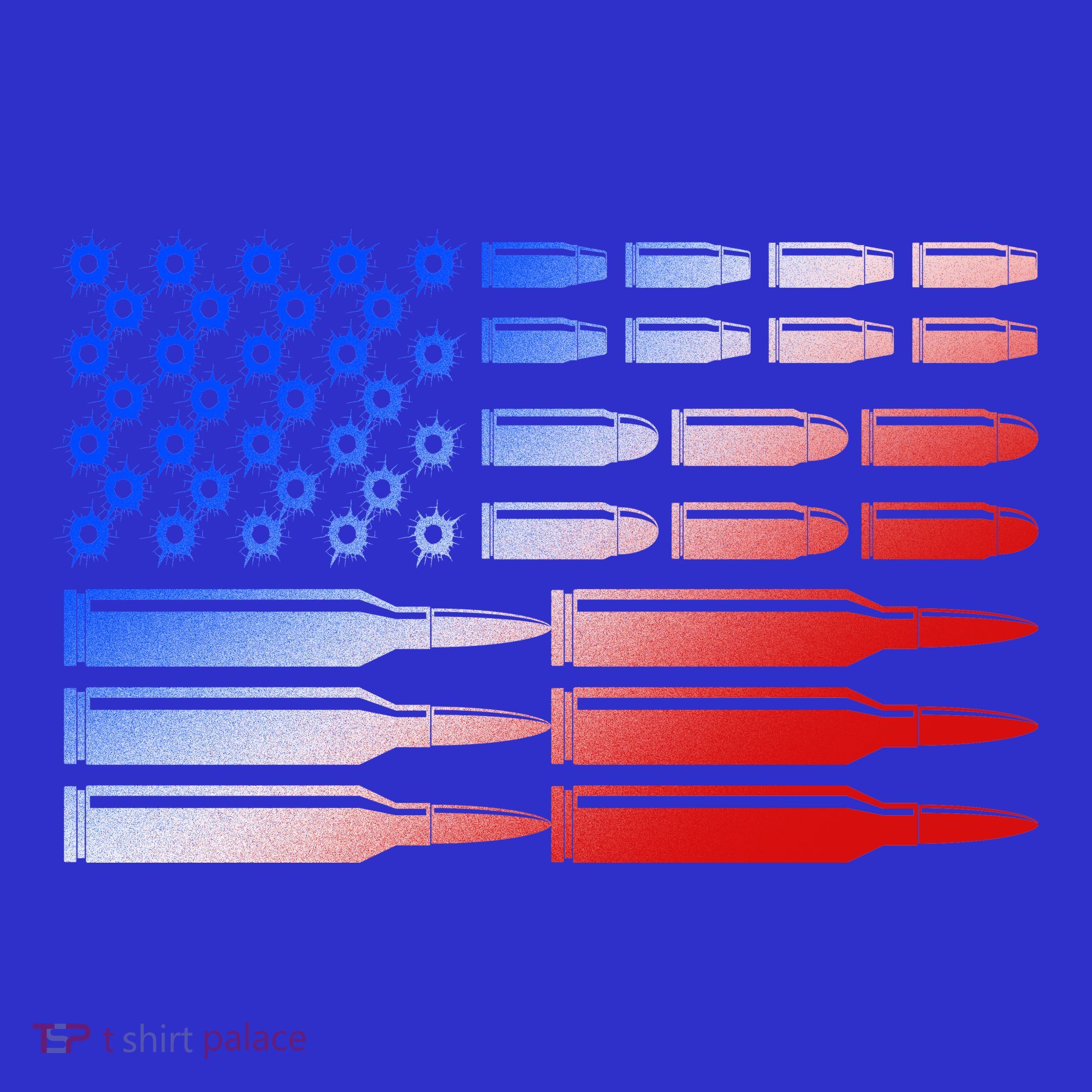 USA American Bullet Flag Toddler T-Shirt