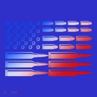 USA American Bullet Flag Visor thumb 3