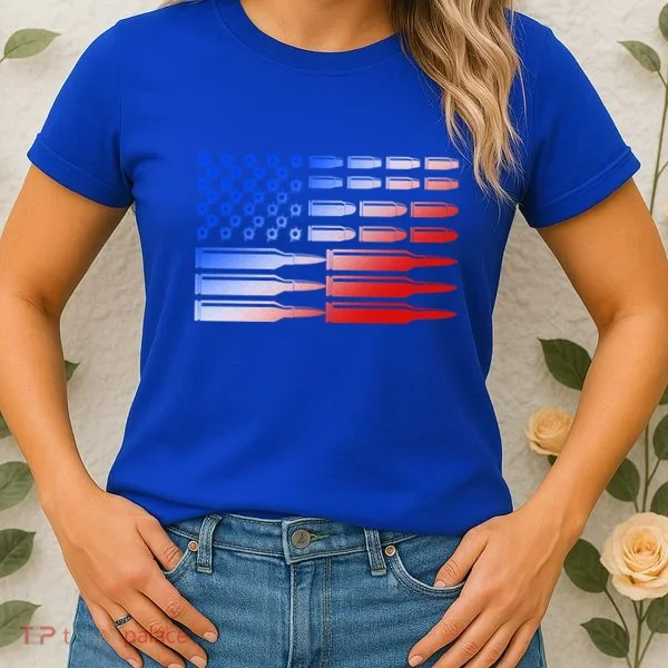 USA American Bullet Flag Women's T-Shirt