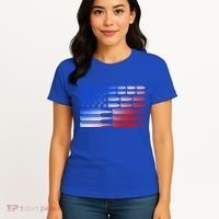USA American Bullet Flag Women's T-Shirt thumb 4
