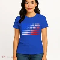 USA American Bullet Flag Women's T-Shirt thumb 4