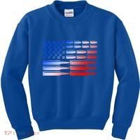 USA American Bullet Flag Kids Sweatshirt thumb 0