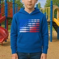 USA American Bullet Flag Kids Hoodie thumb 2