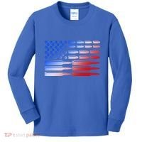USA American Bullet Flag Kids Long Sleeve Shirt thumb 0