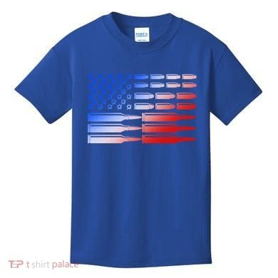 USA American Bullet Flag Kids T-Shirt