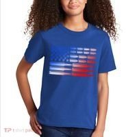 USA American Bullet Flag Kids T-Shirt thumb 2
