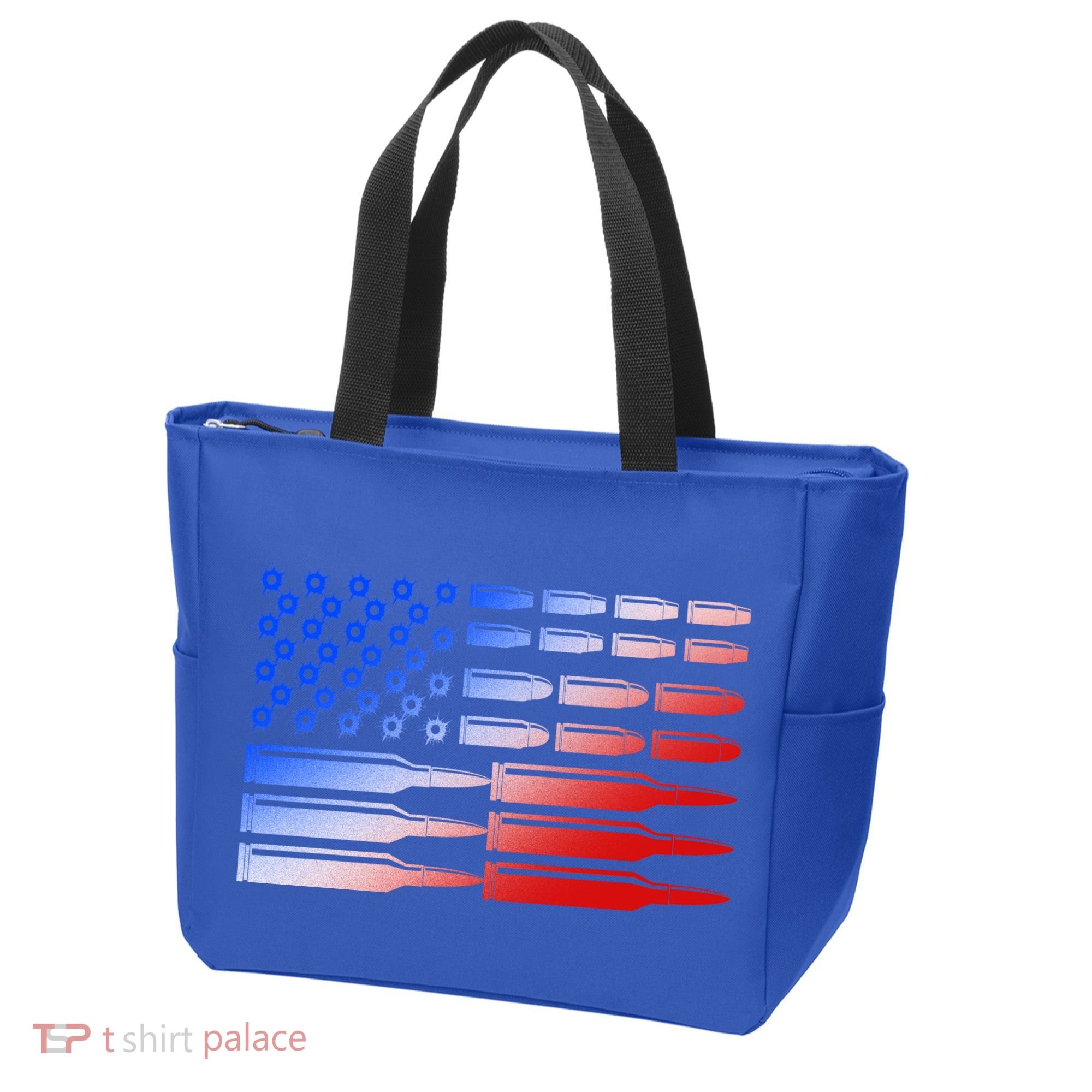 USA American Bullet Flag Tote Bag