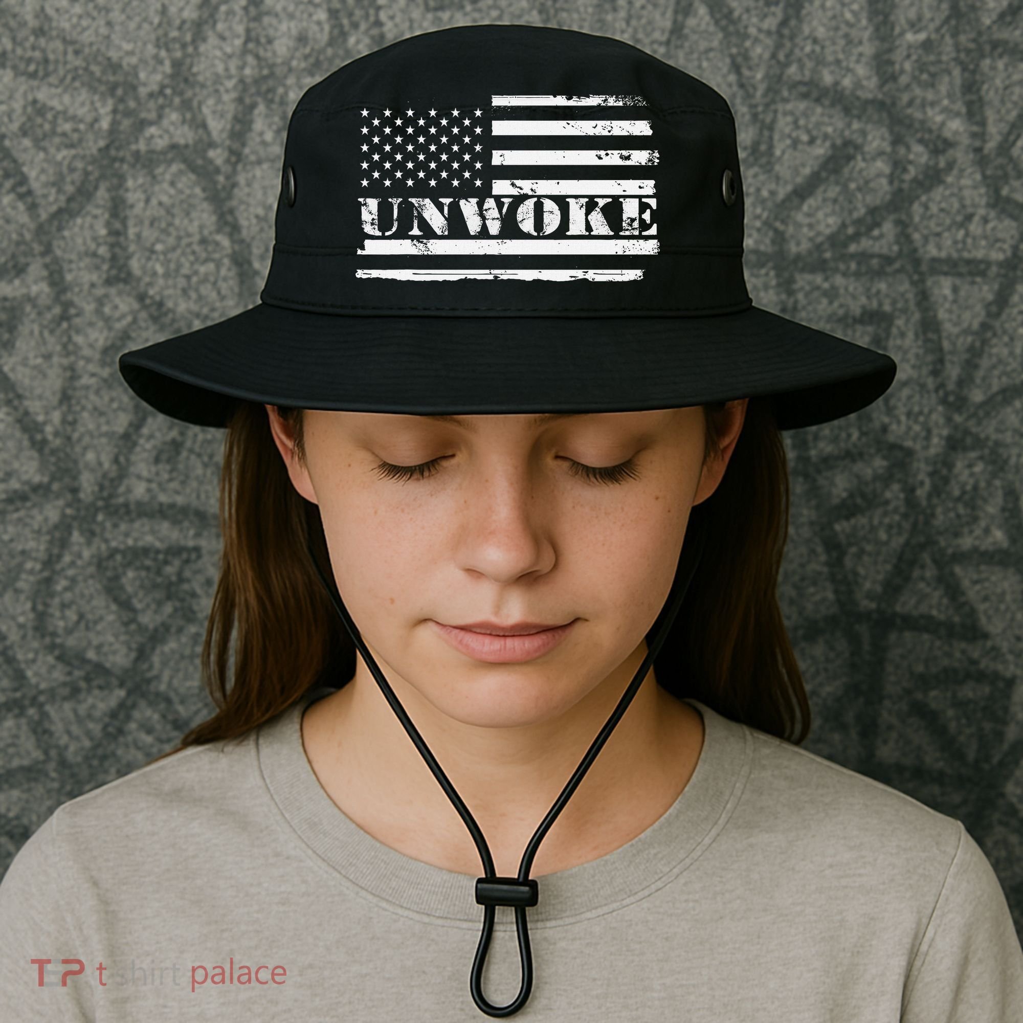 Unwoke Awake But Not Woke Bucket Hat