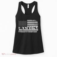 Unwoke Awake But Not Woke Women's Tank Top thumb 0
