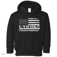Unwoke Awake But Not Woke Toddler Hoodie thumb 0