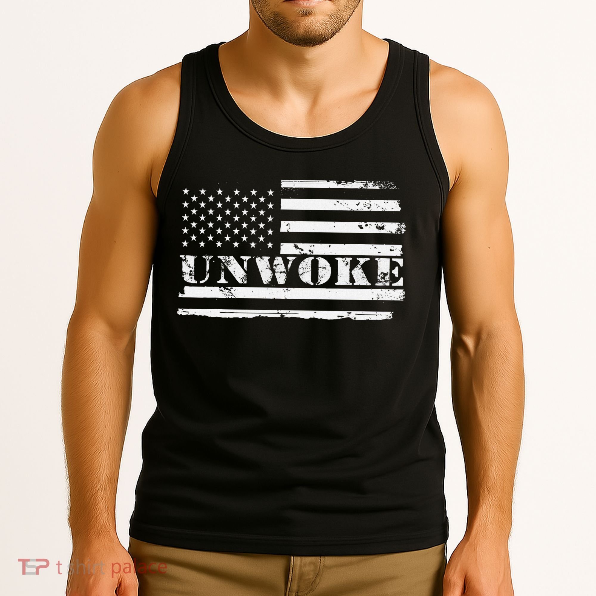 Unwoke Awake But Not Woke Tank Top