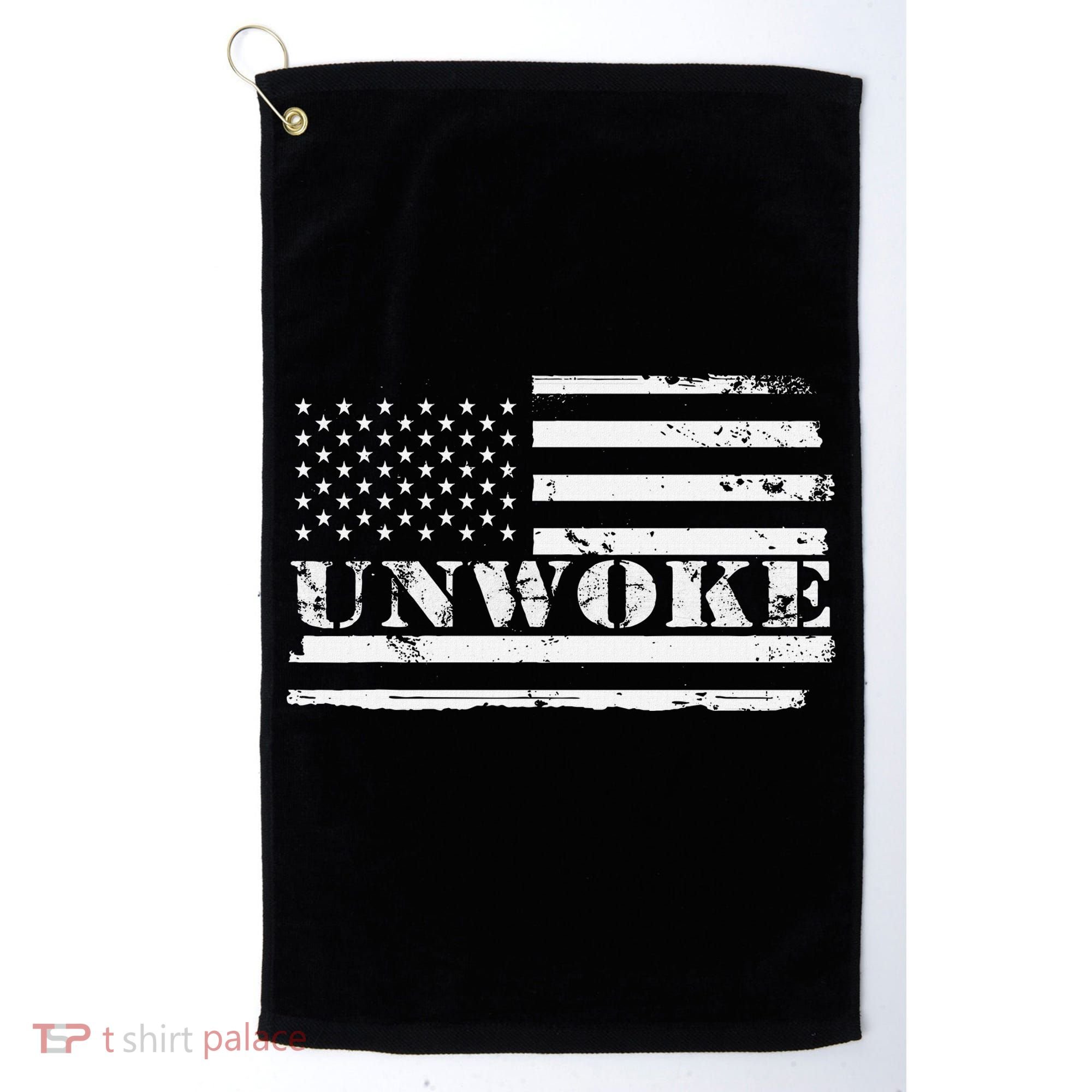 Unwoke Awake But Not Woke Golf Towel