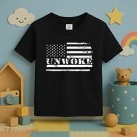 Unwoke Awake But Not Woke Toddler T-Shirt thumb 3