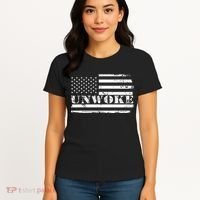 Unwoke Awake But Not Woke Women's T-Shirt thumb 4