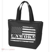Unwoke Awake But Not Woke Tote Bag thumb 3