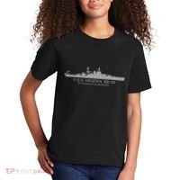 U.S.S. Arizona Bb 39 Battleship Wwii Tech Drawing Kids T-Shirt thumb 2