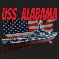 Uss Alabama Bbgift60 Ww2 And Cold War Veteran Battleship Boy Dad Gift Women's Sweatshirt thumb 2