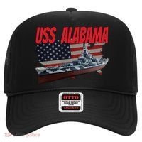 Uss Alabama Bbgift60 Ww2 And Cold War Veteran Battleship Boy Dad Gift Hat thumb 0