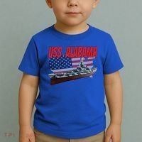 Uss Alabama Bbgift60 Ww2 And Cold War Veteran Battleship Boy Dad Gift Toddler T-Shirt thumb 2