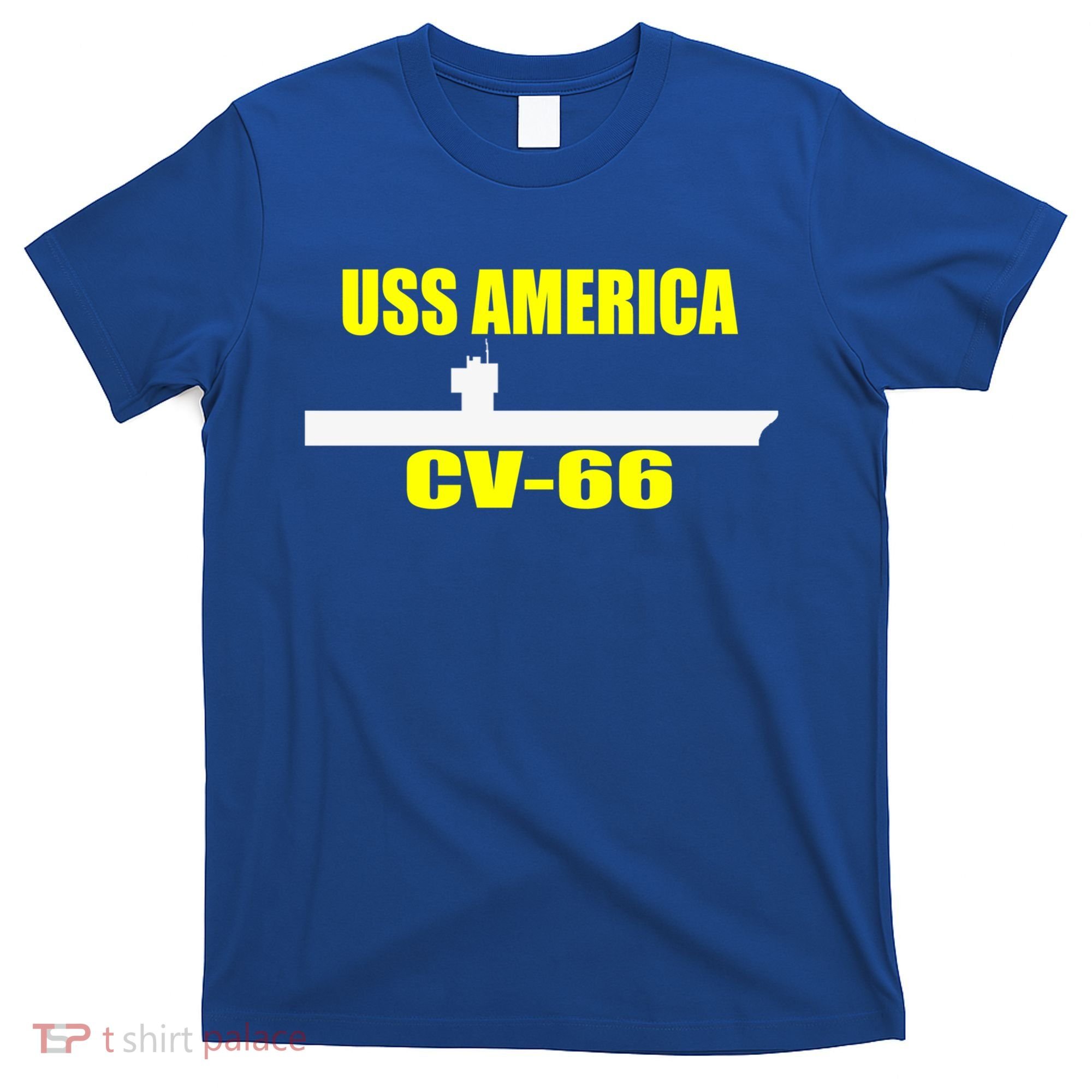Uss America Cvgift66 Aircraft Carrier Sailor Veterans Day Gift T-Shirt