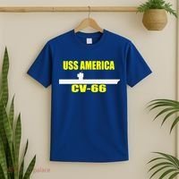 Uss America Cvgift66 Aircraft Carrier Sailor Veterans Day Gift T-Shirt thumb 2