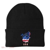 Usa And Canada Map Annex Canada 51st State Trump Greenland Beanie thumb 0