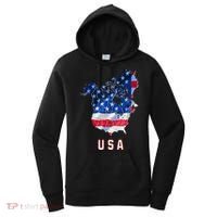 Usa And Canada Map Annex Canada 51st State Trump Greenland Women's Hoodie thumb 0