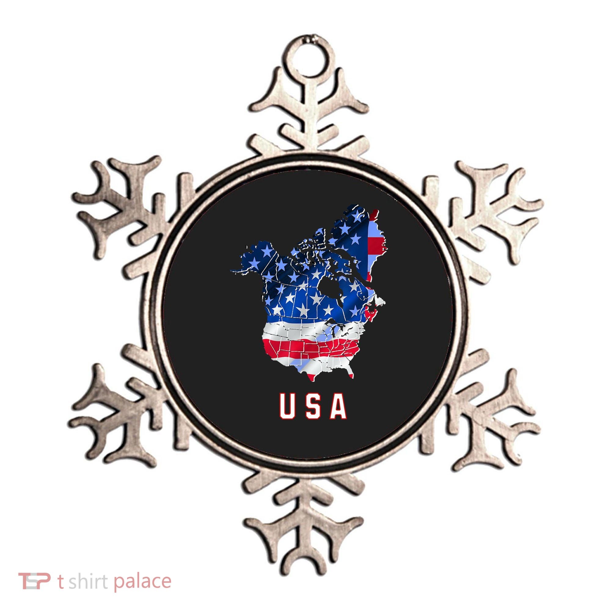 Usa And Canada Map Annex Canada 51st State Trump Greenland Ornament