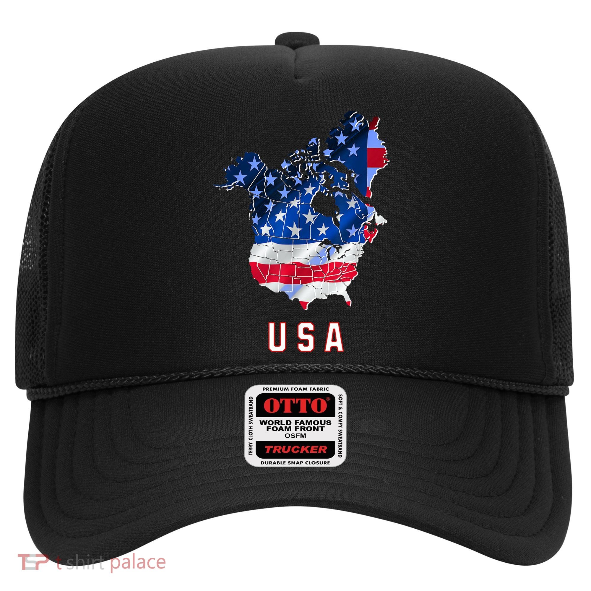 Usa And Canada Map Annex Canada 51st State Trump Greenland Hat