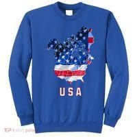 Usa And Canada Map Annex Canada 51st State Trump Greenland Sweatshirt thumb 0