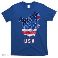 Usa And Canada Map Annex Canada 51st State Trump Greenland T-Shirt thumb 0