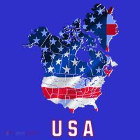Usa And Canada Map Annex Canada 51st State Trump Greenland T-Shirt thumb 7