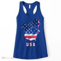 Usa And Canada Map Annex Canada 51st State Trump Greenland Women's Tank Top thumb 0